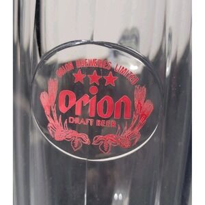 Limited Orion Breweries Beer Glass‎ Mug Stein Okinawa Japan Rare 14oz